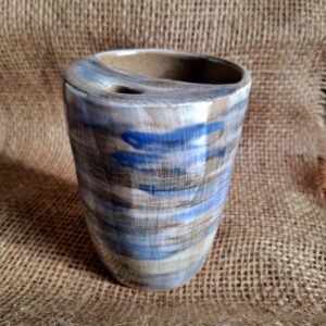 Tasse de voyage - Bleu, Blanc et fer