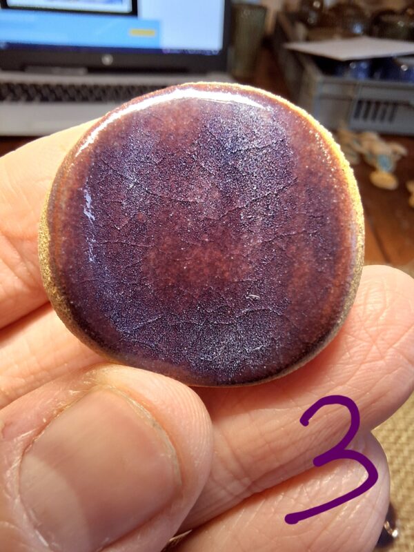Pierre d'apaisement/ worry stone - Prune – Image 6