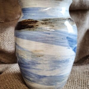 Vase en grès de Moutiers en Puisaye