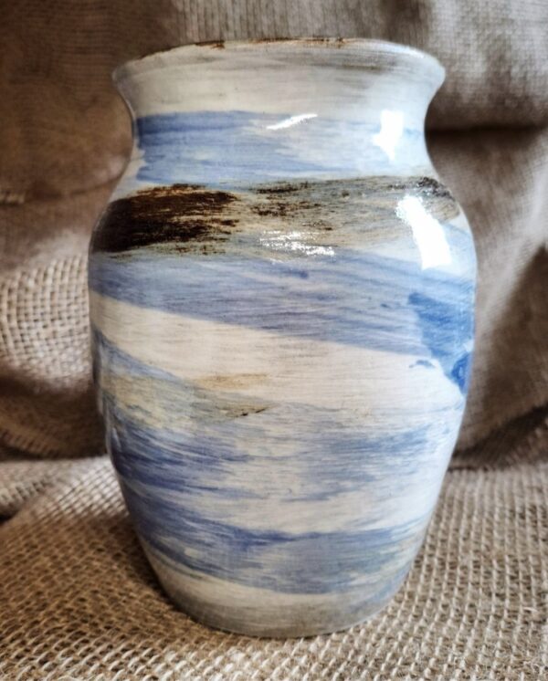 Vase en grès de Moutiers en Puisaye
