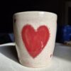 Tasse grès blanc et grès de Saint Amand en Puisaye