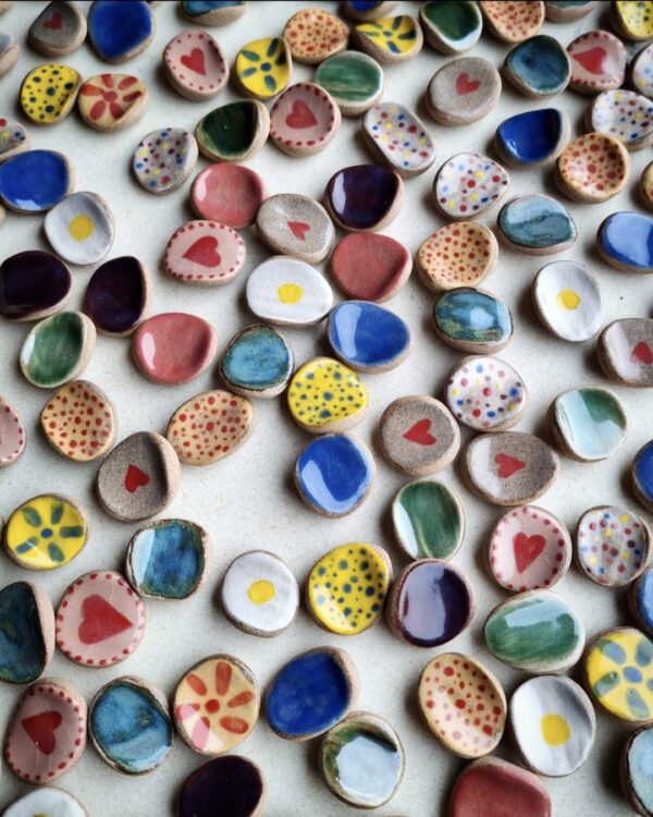 Pierre d'apaisement/ worry stone - Bleu – Image 19