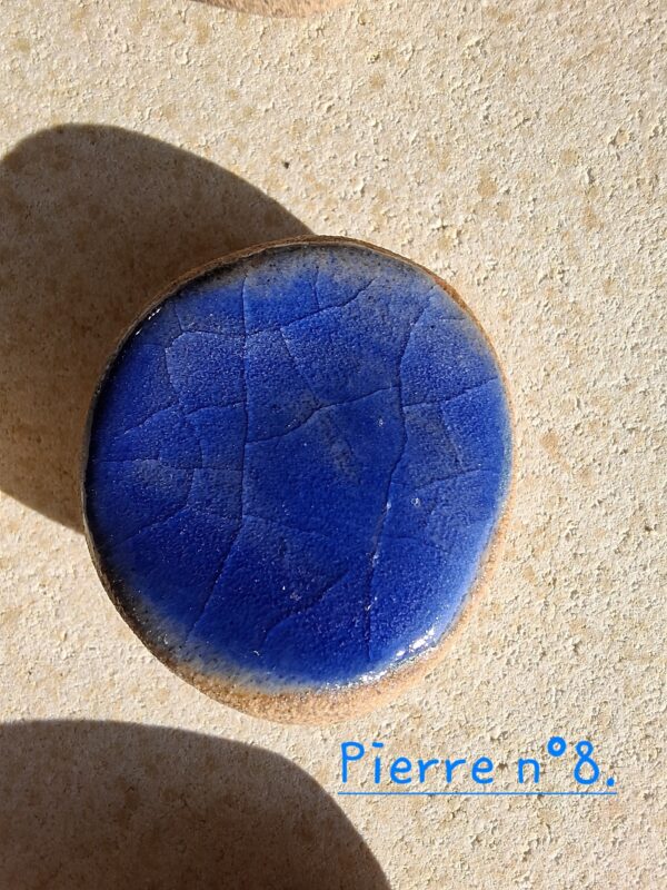 Pierre d'apaisement/ worry stone - Bleu – Image 11