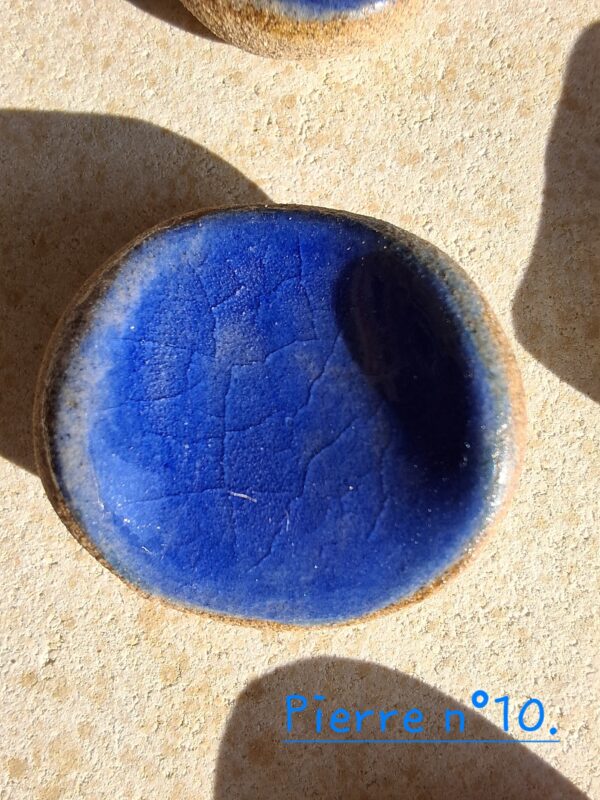 Pierre d'apaisement/ worry stone - Bleu – Image 13