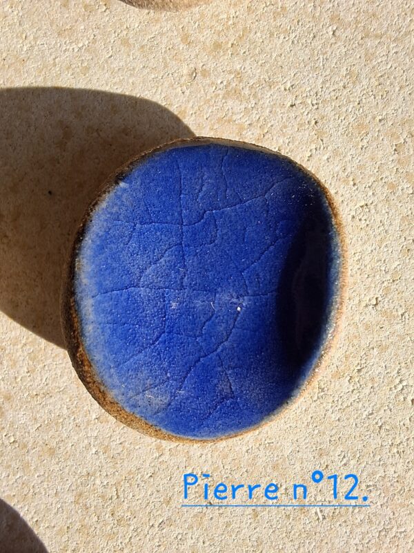 Pierre d'apaisement/ worry stone - Bleu – Image 15