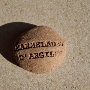 Pierre d’apaisement/ worry stone – Oeuf au plat