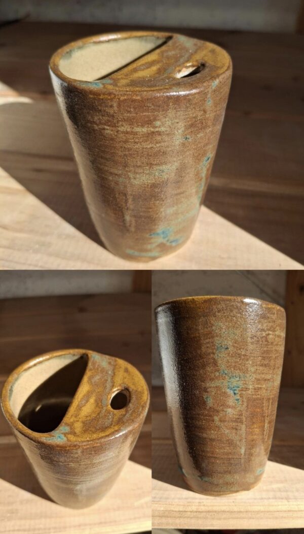 Tasse de voyage grès de Moutiers en Puisaye – Image 4