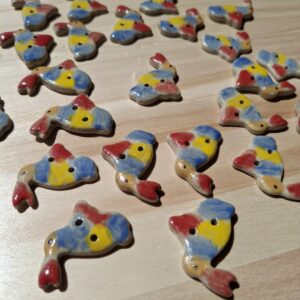 Bouton en grès – LAPIN