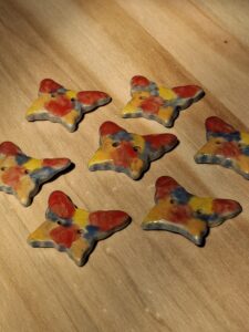 Boutons en grès de Saint Amand