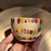Contenant en grès de Saint Amand en Puisaye - Petit bol pois multicolores – Image 3