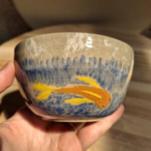 Contenant en grès de Saint Amand en Puisaye – Bol poisson Moyen