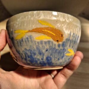 Contenant en grès de Saint Amand en Puisaye – Bol poisson Moyen