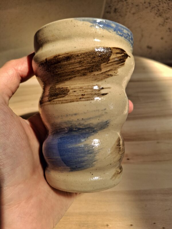 Contenant en grès de Saint Amand en Puisaye - Tasse/pot à crayon/pot à brosse à dents – Image 10