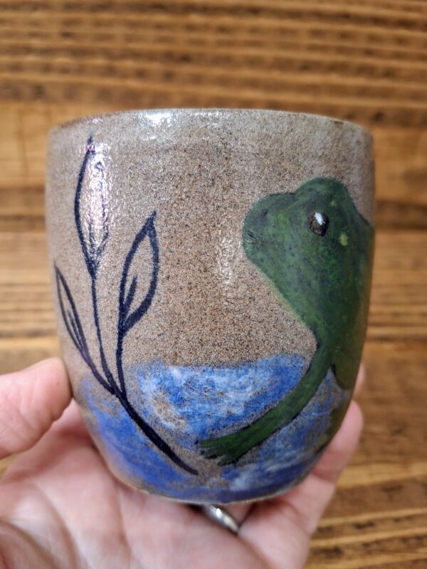 Petite tasse - Contenant en grès de Treigny - Grenouille – Image 3