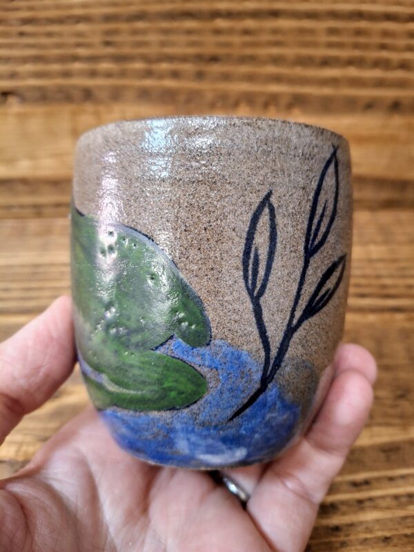 Petite tasse - Contenant en grès de Treigny - Grenouille – Image 4