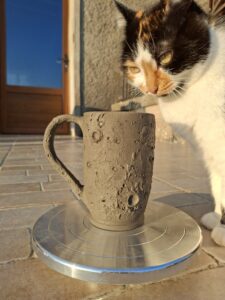 Grand mug en grès Cagnat