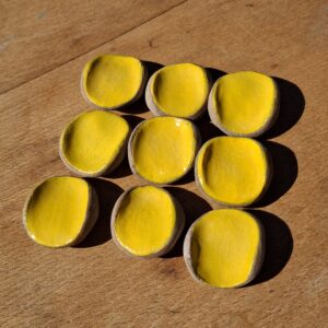 Pierre d’apaisement/ worry stone – Jaune