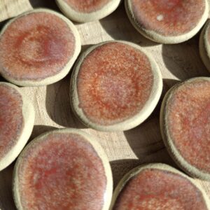 Pierre d’apaisement/ worry stone – EMAIL ROSE