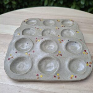 Petite palette de peinture en grès de Saint-Amand-en-Puisaye – POIS V2