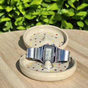 Coupelle à bijoux en grès de Saint-Amand – POIS MULTICOLORES