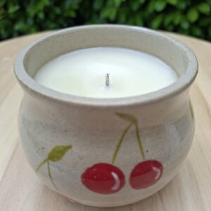 Bougie en grès de Saint Amand en Puisaye – CERISES
