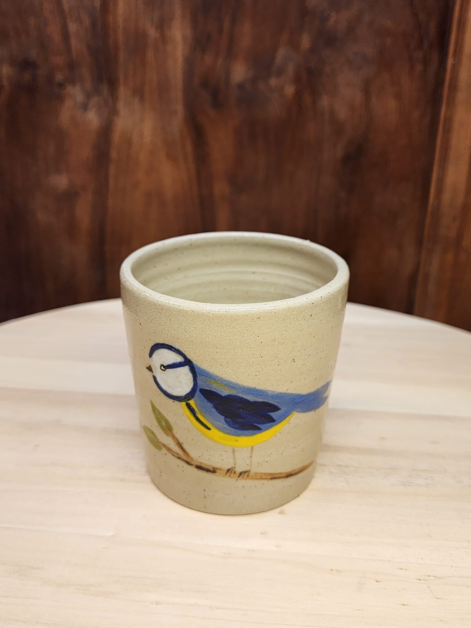 Tasse mésange en grès de Saint-Amand - 25 cl environ – Image 2