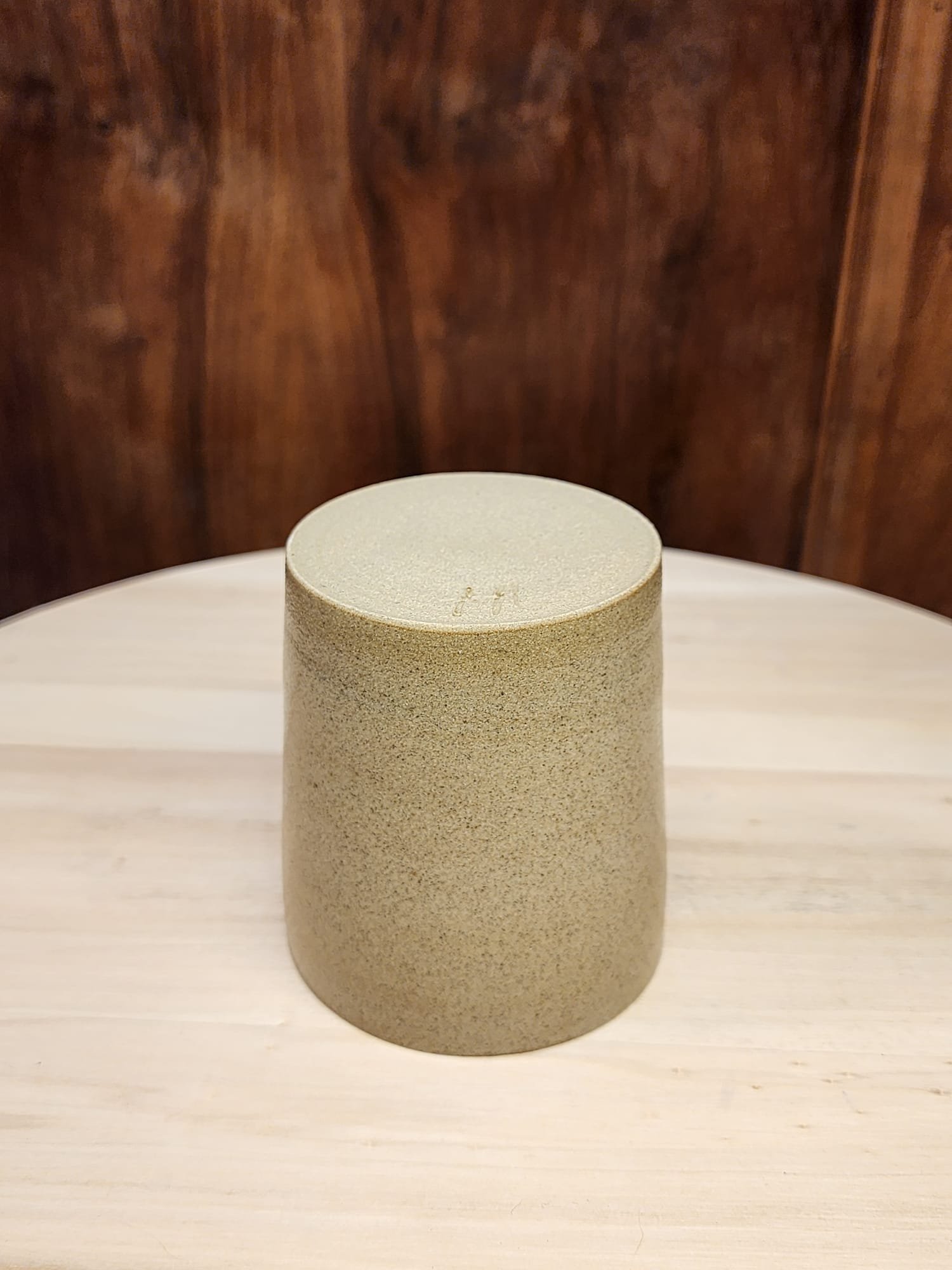 Tasse tournesol en grès de Moutiers - 25 cl environ – Image 3