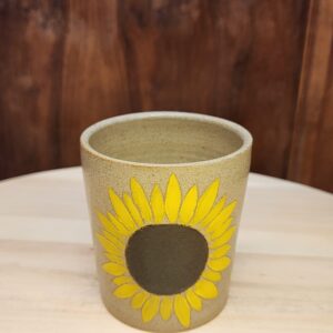 Tasse tournesol en grès de Moutiers – 25 cl environ