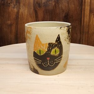 Tasse chat en grès de Saint-Amand – 25 cl environ