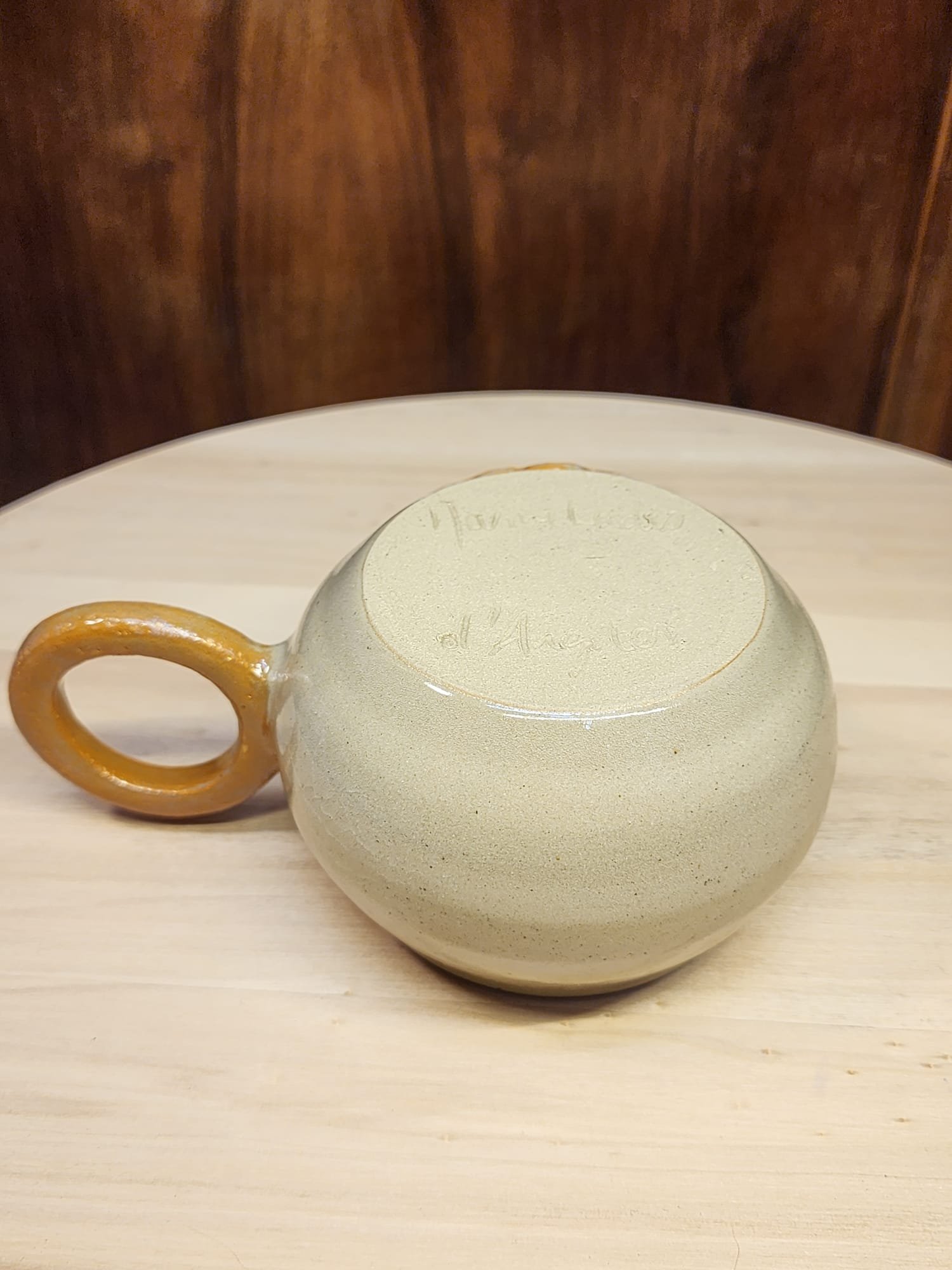 Mug citrouille en grès de Saint Amand - 35 cl environ – Image 3