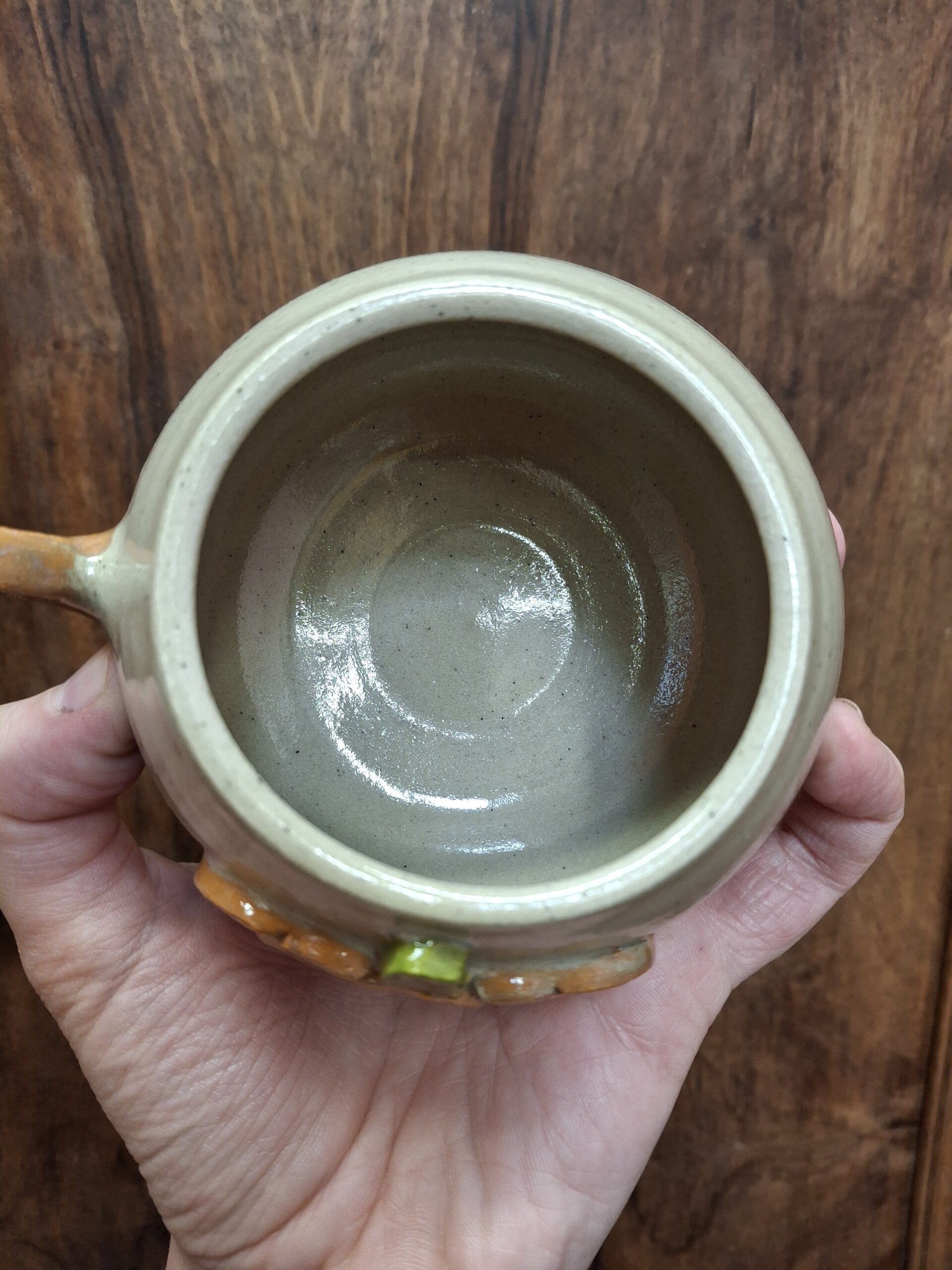 Mug citrouille en grès de Saint Amand - 35 cl environ – Image 5