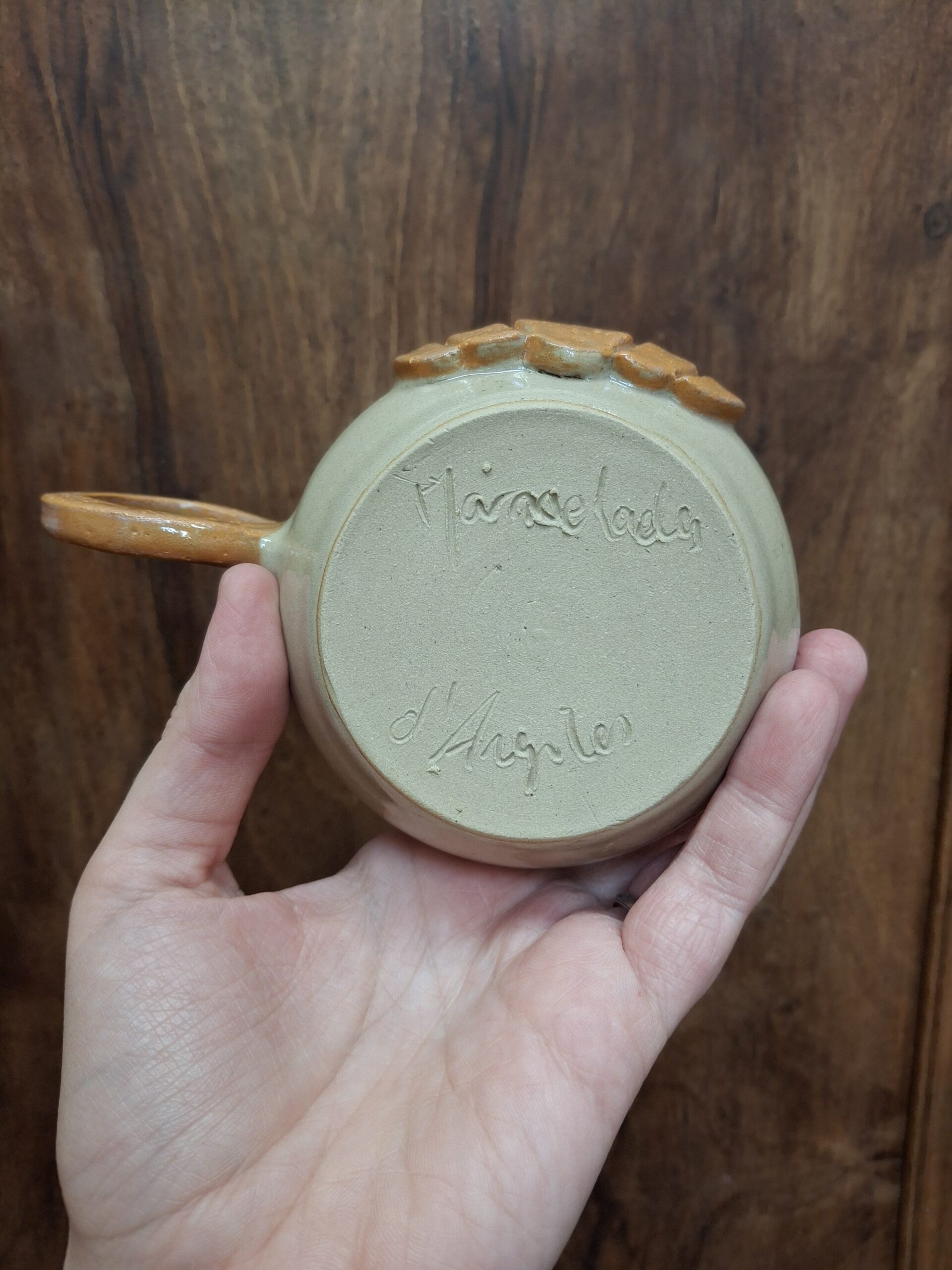 Mug citrouille en grès de Saint Amand - 35 cl environ – Image 6